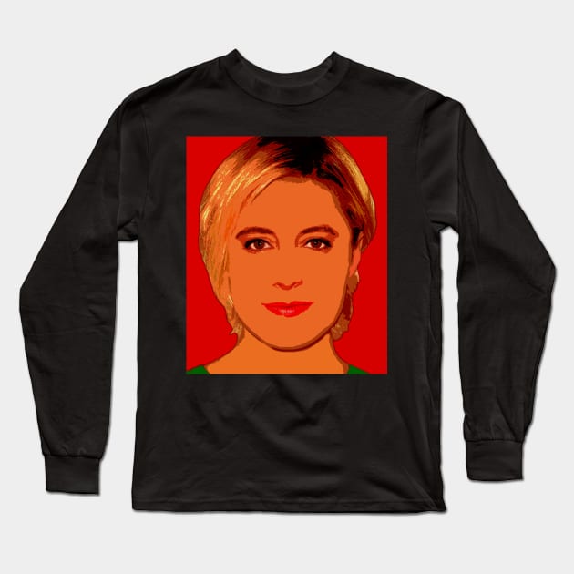 greta gerwig Long Sleeve T-Shirt by oryan80